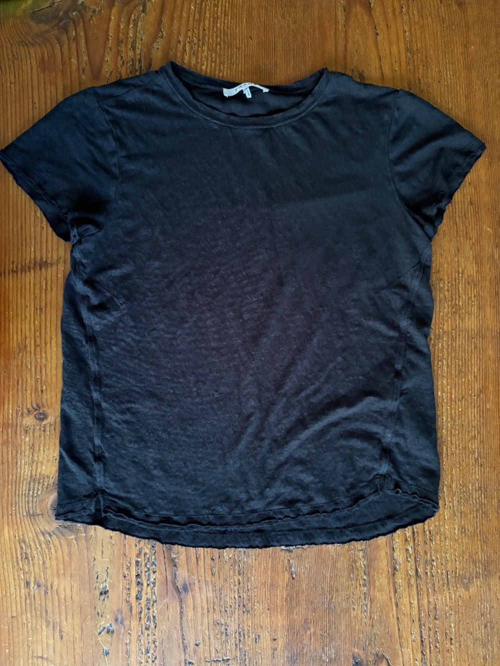 Frame 100% Organic Cotton Black Short Sleeve T-Shirt Size Medium - Picture 3 of 9